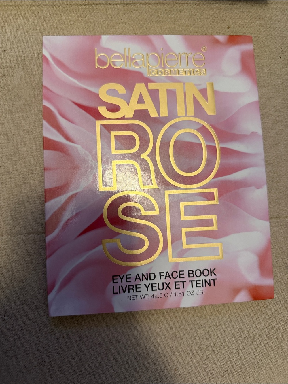 Bellapiere Cosmetics Satin Rose Eye and Face Book  - NEW